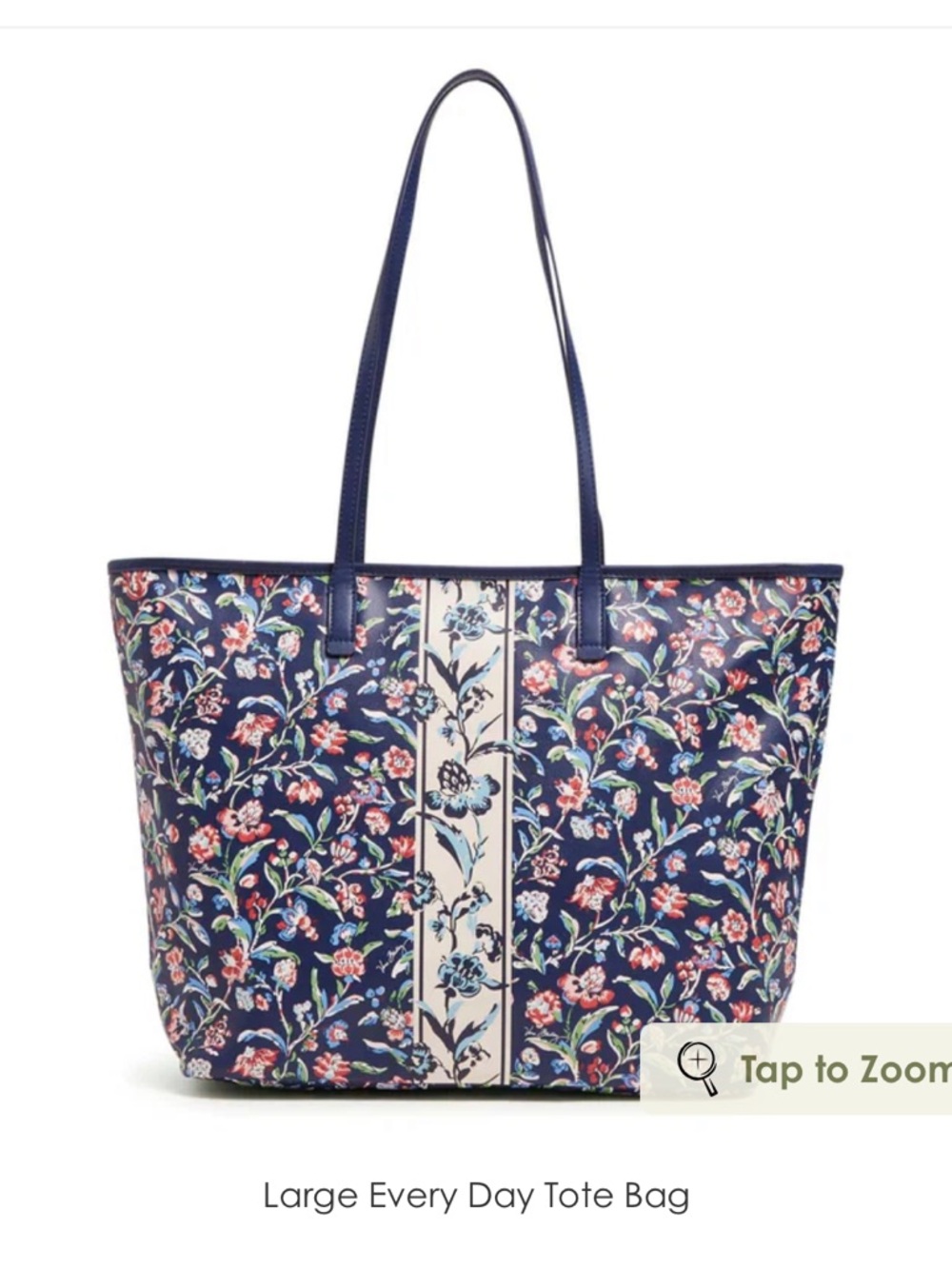 New Vera Bradley Large Every Day Tote Bag in Other Fabrication